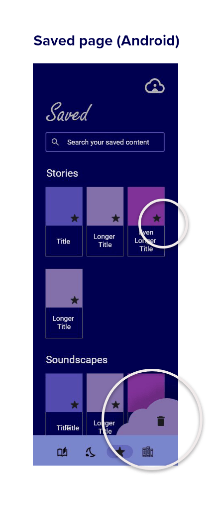 Saved page highlights icons mentioned in text